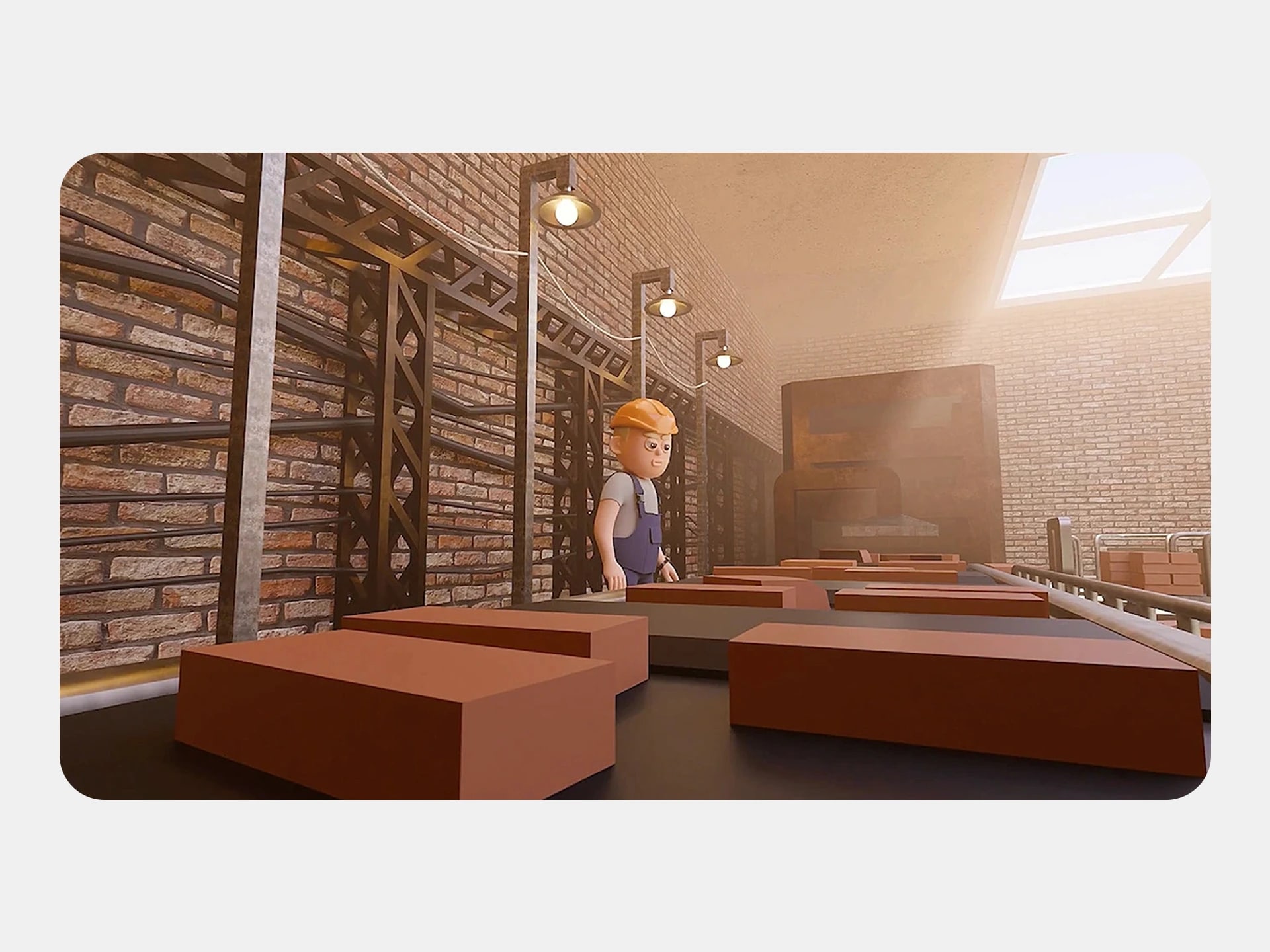 Game cartoon environment frame