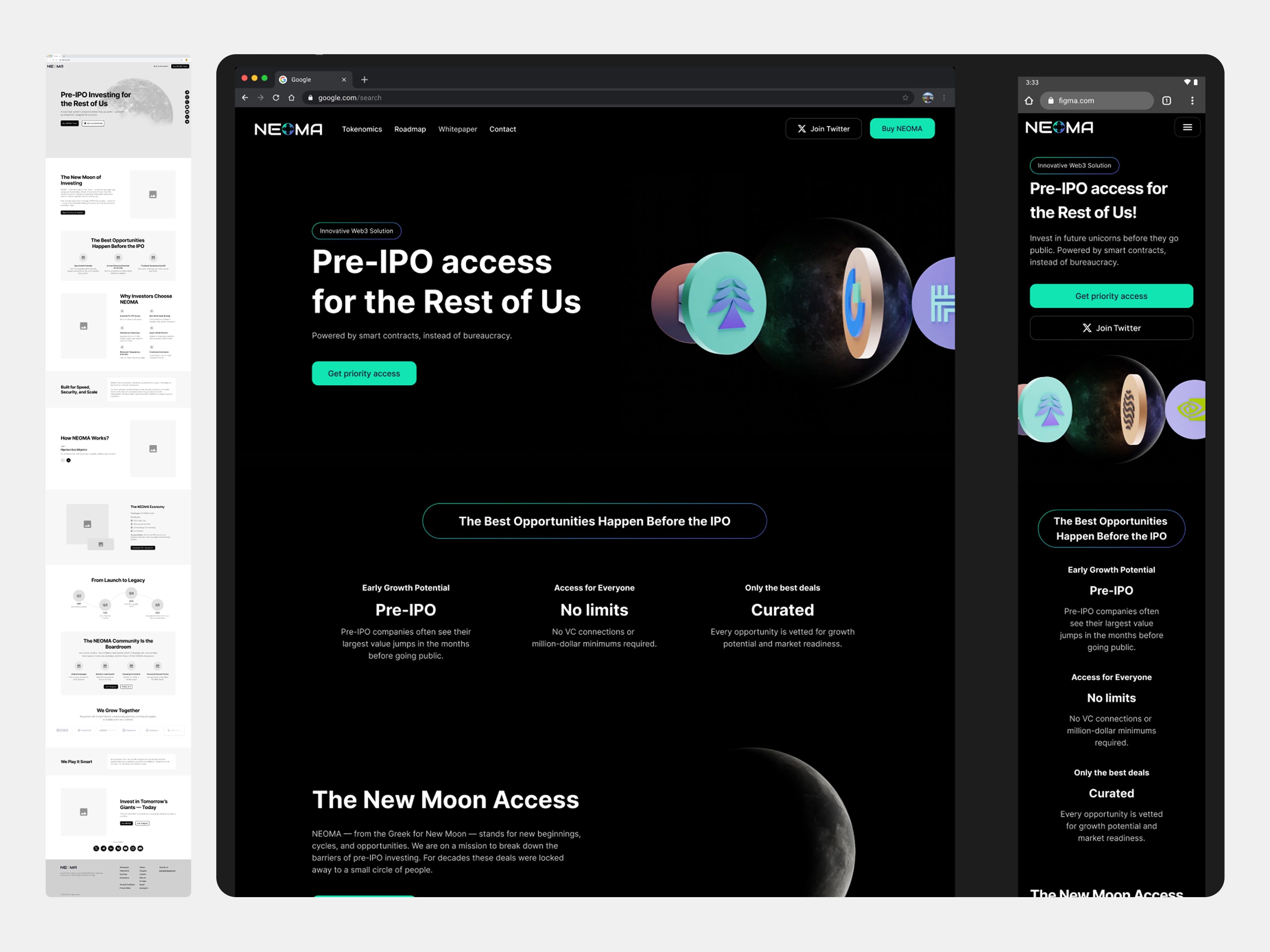 Neoma website collage