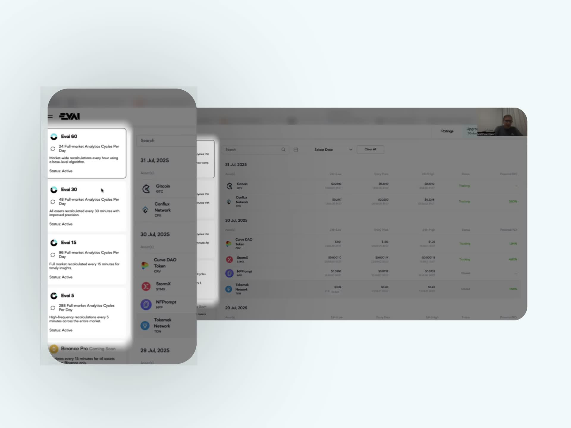 Evai video adaptation